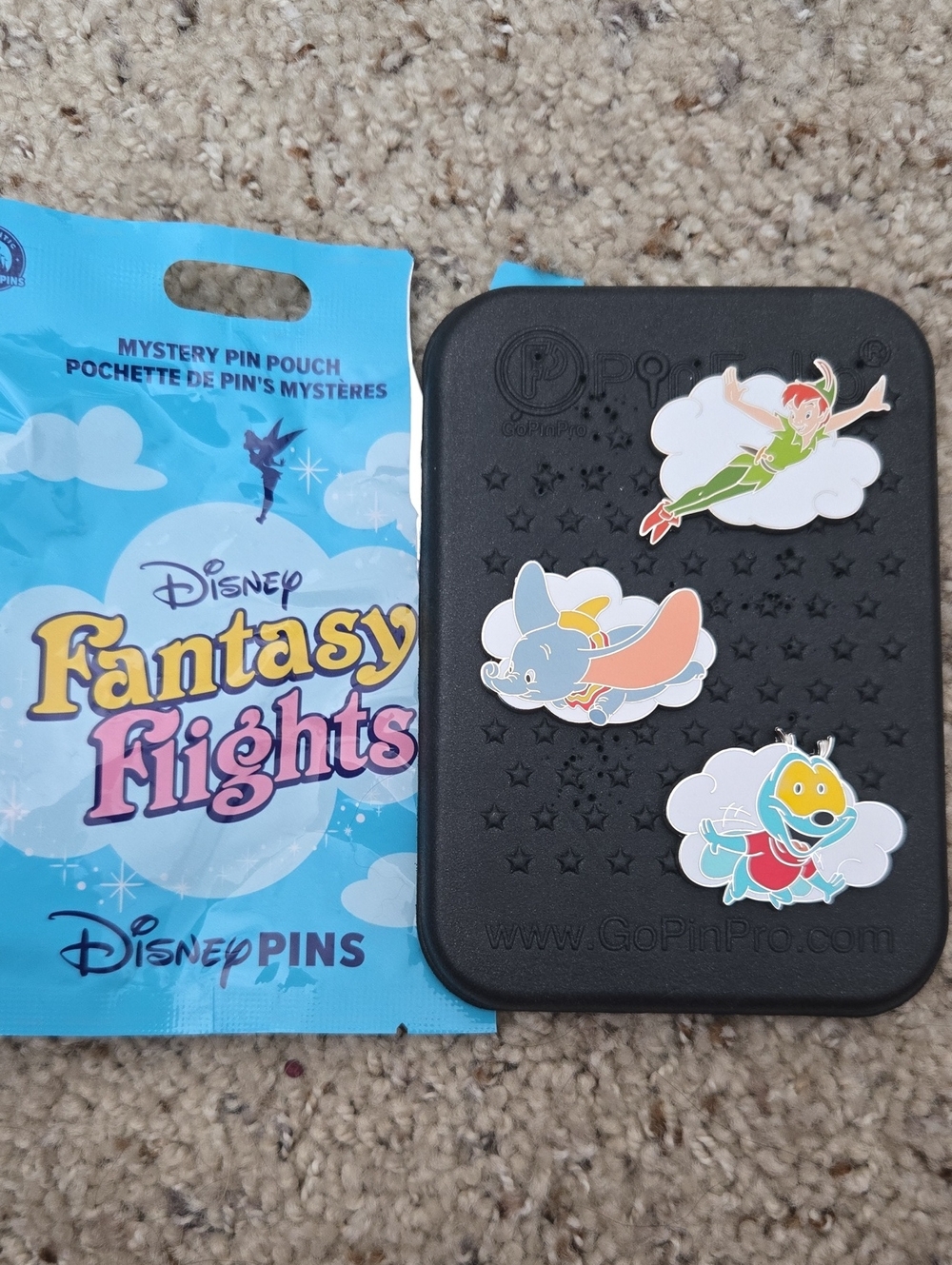 Disney Fantasy Flights Enamel Pins